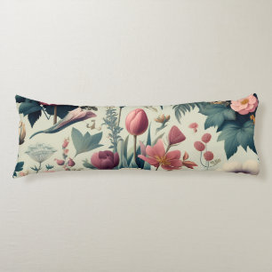 Ontdek het prachtige Floral Botanical patroon van  Lichaamskussen