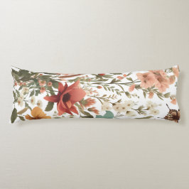 Ontdek het prachtige Floral Botanical patroon van  Lichaamskussen