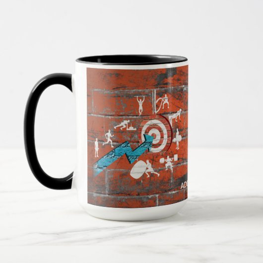 Ontdek het resultaat Motivatie Fitnes Mok (Links)