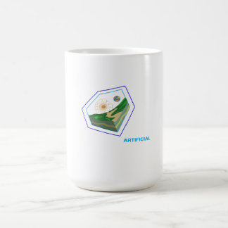 Ontdek het snijvlak van kunstmatige koffiemok