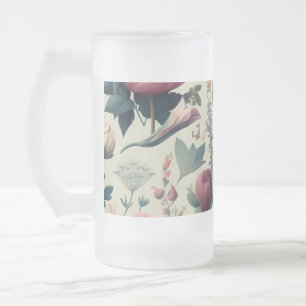 Ontdek het Stunning Lente Bloemige Botanische Patr Matglas Bierpul
