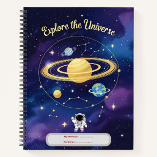 Ontdek het universum - Astronomy Notitieboek Hoesj