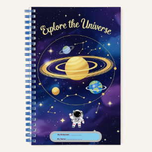Ontdek het universum - Astronomy Notitieboek Hoesj