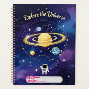 Ontdek het universum - Astronomy Notitieboek Hoesj