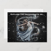 Ontdek het universum met mijn Briefkaart (Voorkant / Achterkant)