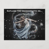 Ontdek het universum met mijn Briefkaart (Voorkant)