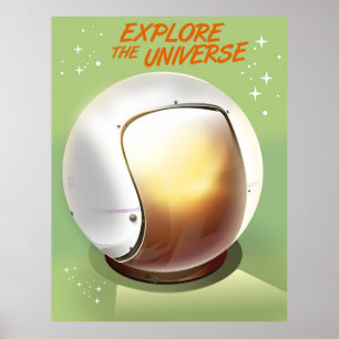 Ontdek het universum poster
