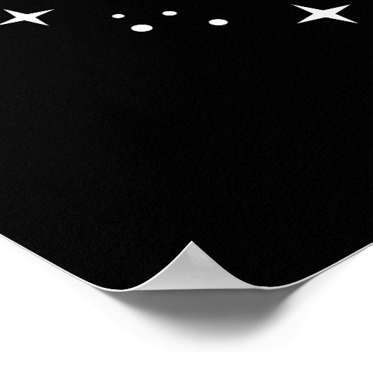 Ontdek het universum poster (Hoek)