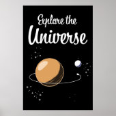 Ontdek het universum poster (Voorkant)