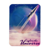 Ontdek het universum  ruimte poster magneet (Verticaal)