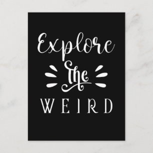 Ontdek het vreemde typografie-ontwerp voor citaten feestdagenkaart