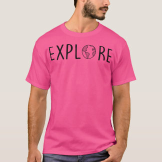 Ontdek het Wereldbol T-shirt