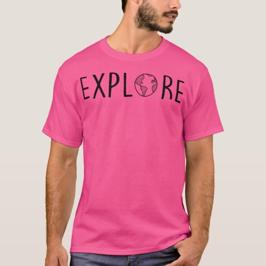 Ontdek het Wereldbol T-shirt (Voorkant)