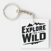 Ontdek het wild sleutelhanger (voorkant)