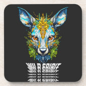 Ontdek het Wilde Instinct Bier Onderzetter (Voorkant)