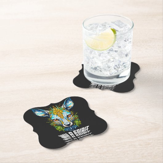 Ontdek het Wilde Instinct Kartonnen Onderzetters (Insitu)