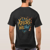 Ontdek het Wildly Adventure T-shirt (Achterkant)