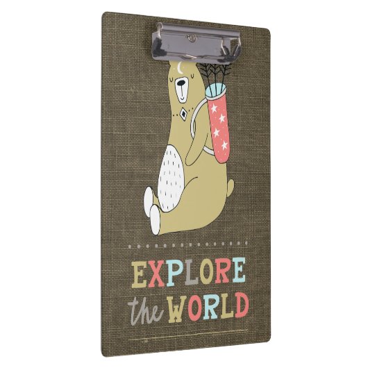 Ontdek het World Boho Beer Klembord (Rechts)