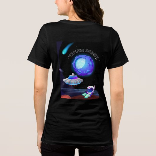 Ontdek Infinity Tri-Blend Shirt (Achterkant)