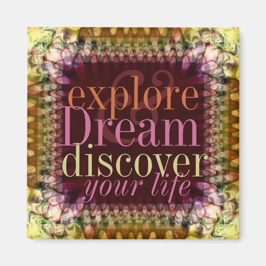 ontdek je leven Magnet (Voorkant)