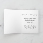 "Ontdek je verbeelding" Birthday Kaart (Binnen)