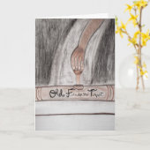 "Ontdek je verbeelding" Birthday Kaart (Gele Bloem)