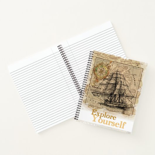 Ontdek jezelf elegante zelfverbetering offerte notitieboek (Binnen)