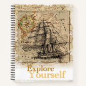 Ontdek jezelf elegante zelfverbetering offerte notitieboek (Voorkant)