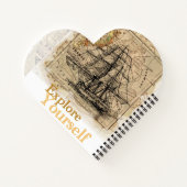 Ontdek jezelf Motivatie Inspirerend offerte Notitieboek (Achterkant)