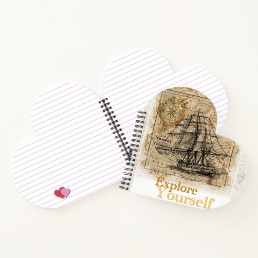 Ontdek jezelf Motivatie Inspirerend offerte Notitieboek (Binnen)