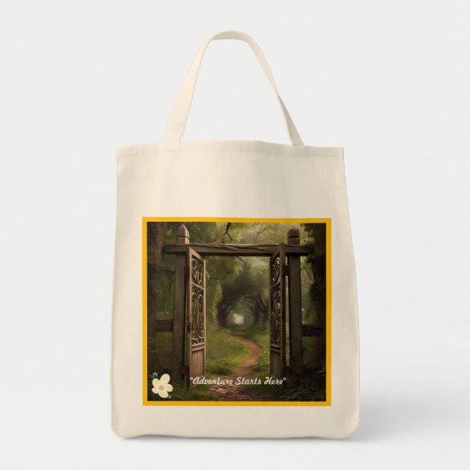 "Ontdek jezelf" Tote Bag (Voorkant)