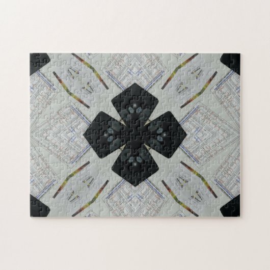 Ontdek Jigzaagpuzzels Legpuzzel (Horizontaal)