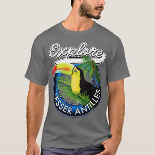 Ontdek Kleine Antillen Toucan vogel T-shirt