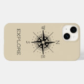Ontdek  kompasreis die wordt verwacht Case-Mate iPhone case (Achterkant (horizontaal))