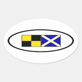 Ontdek Lake Minnetonka Oval Ovale Sticker