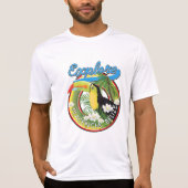 Ontdek logo reizen Placencia Belize T-shirt (Voorkant)