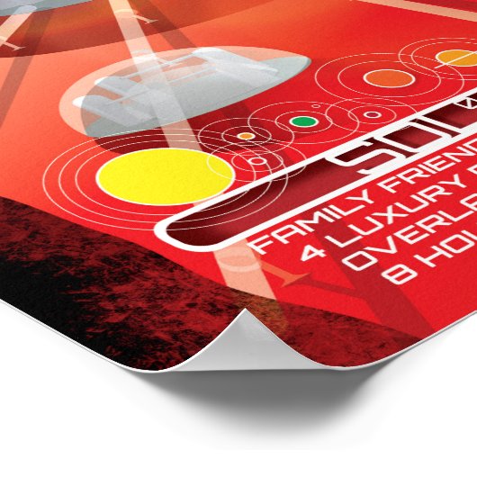 Ontdek Mars met de gehele familie Poster (Hoek)