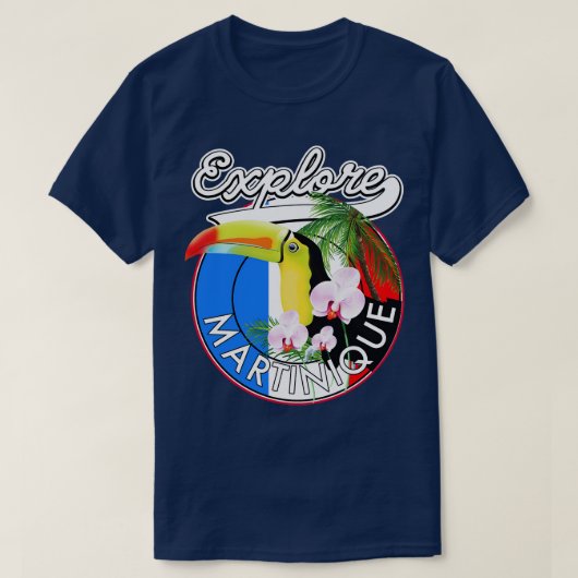 Ontdek Martinique reizen T-shirt (Design voorkant)