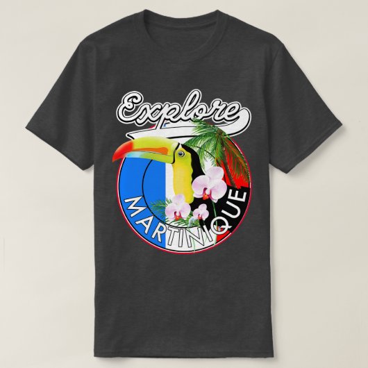 Ontdek Martinique reizen T-shirt (Design voorkant)
