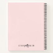 Ontdek me een grote spiraallaptop notitieboek (Achterkant)