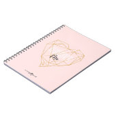 Ontdek me een kleine, verticale laptop notitieboek (Linkerzijde)