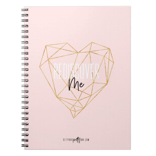 Ontdek me een kleine, verticale laptop notitieboek (Voorkant)