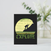 Ontdek meer in het wild wandelen briefkaart (Staand voorkant)