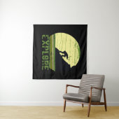 Ontdek meer in het wild wandelen wandkleed (In Situ (horizontaal))