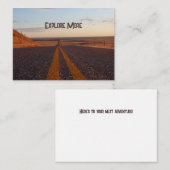 Ontdek meer Note Kaart Notitiekaartje (Voorkant / Achterkant)