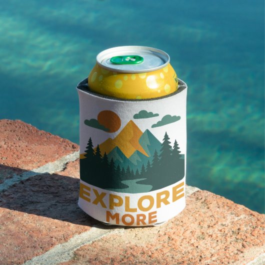 Ontdek meer – Retro Mountain & Forest Adventure Blikjeskoeler (Insitu Zwembad)