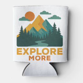 Ontdek meer – Retro Mountain & Forest Adventure Blikjeskoeler