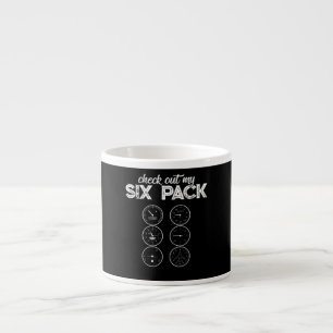Ontdek mijn zes-pakket proefvliegtuigen espresso kop