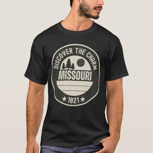 Ontdek Missouri - MO State Adventure T-shirt (Voorkant)