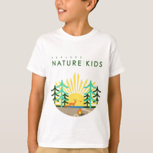 Ontdek Natuur met Kinder T-Shirt grafische kaarten